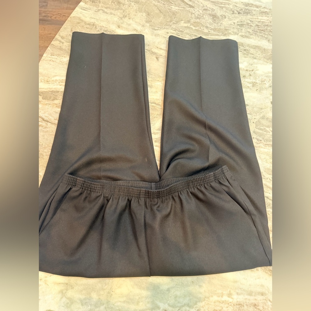 Alfred Dunner Black Pull-On Pants Women’s Plus Size 18W Straight Leg